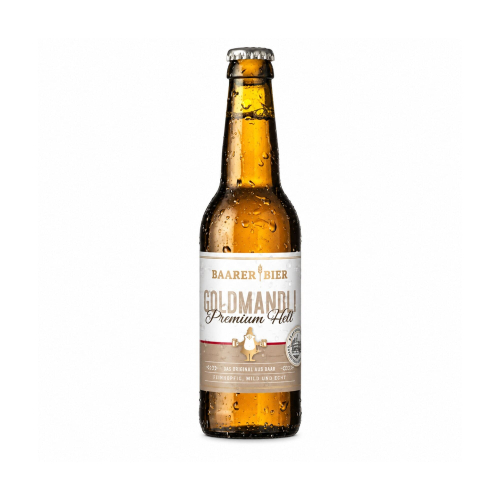 Baarer Bier Goldmändli 33cl Flaschenansicht