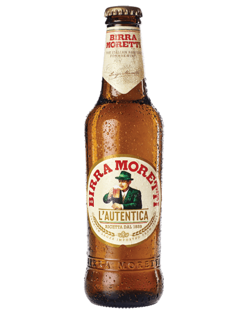 Moretti 33cl Bierflaschenansicht 