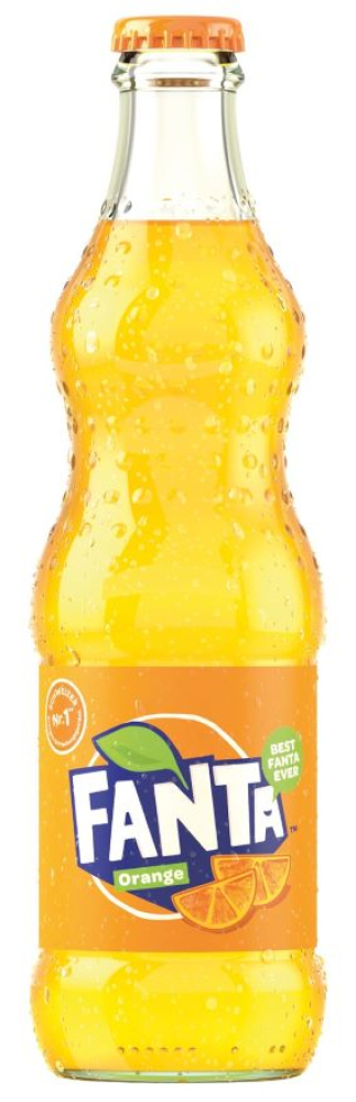 Fanta Orange 33cl Glas