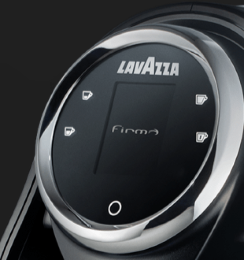 Touchscreen der Lavazza Invoy Kapselmaschine
