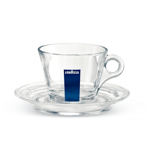 Transparente Lavazza Caffè Crema Glas Tassen