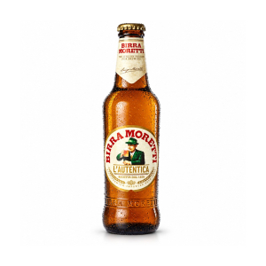 Moretti 33cl Bierflaschenansicht